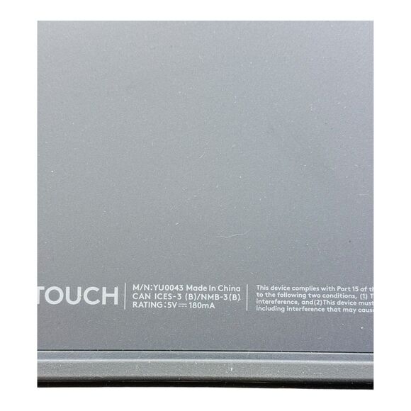 LOGI LOGITECH Folio Touch for APPLE iPad CASE iPad PRO 11 Have Stain In Back - Picture 6 of 6